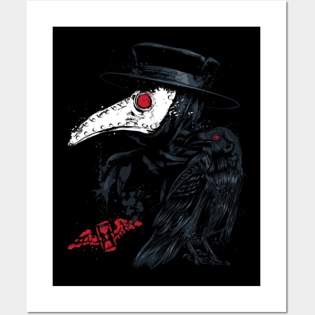 Plague Doctor Wall Art by DrMonekers